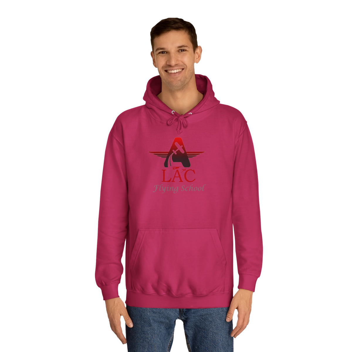 College Hoodie - LAC Flying School Logo