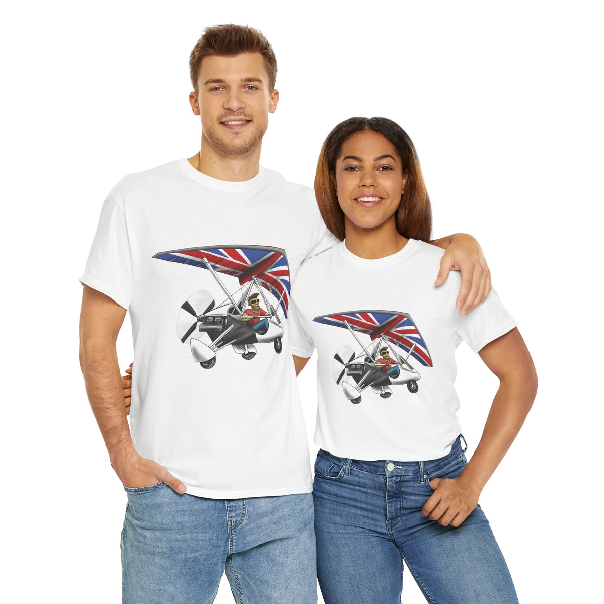 Flexwing Microlight Aircraft Tee – Perfect for Aviation Lovers