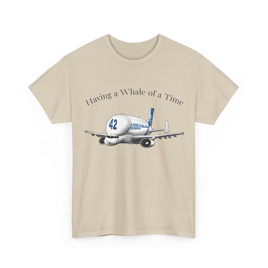 Having a Whale of a Time Beluga Heavy Cotton Tee