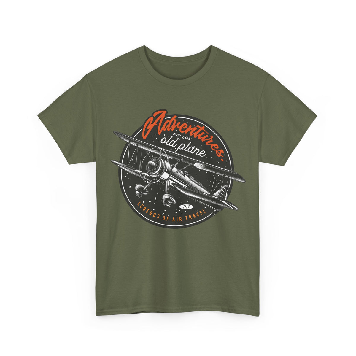 Adventure Airplane Vintage Aviation T-Shirt