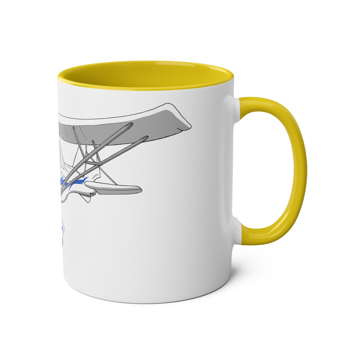 Ikarus C42 Two-Tone Coffee Mugs, 11oz - Funky Aviation