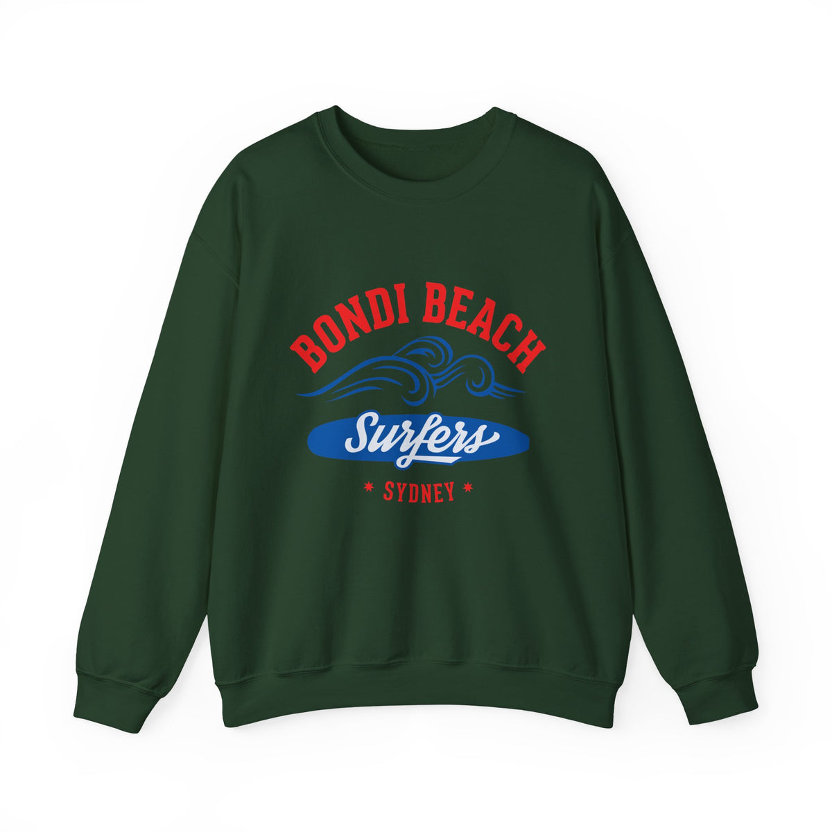 Bondi Beach Surfers Sydney Crewneck Sweatshirt