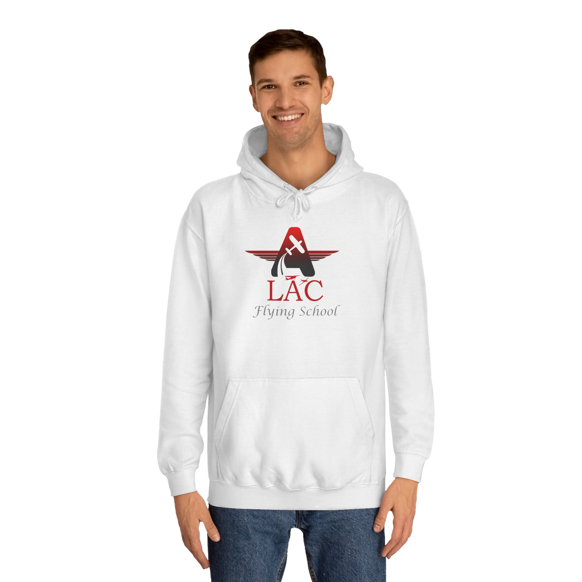College Hoodie - LAC Flying School Logo