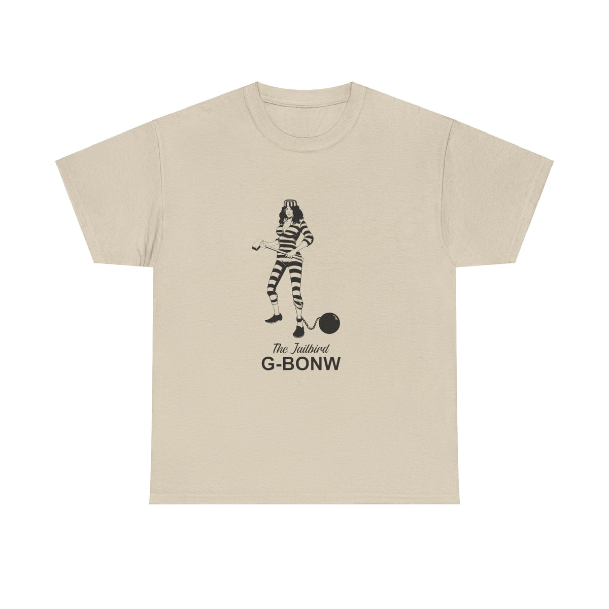 G-BONW Jailbird Cartoon Unisex T-Shirt - Stand Out with Edgy Style