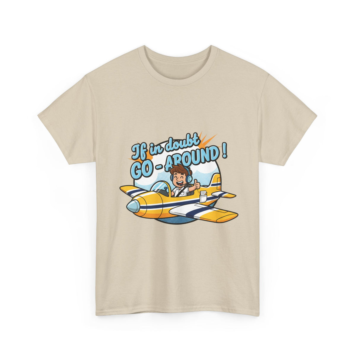 "If in Doubt, Go Around" Pilot Plane T‑Shirt
