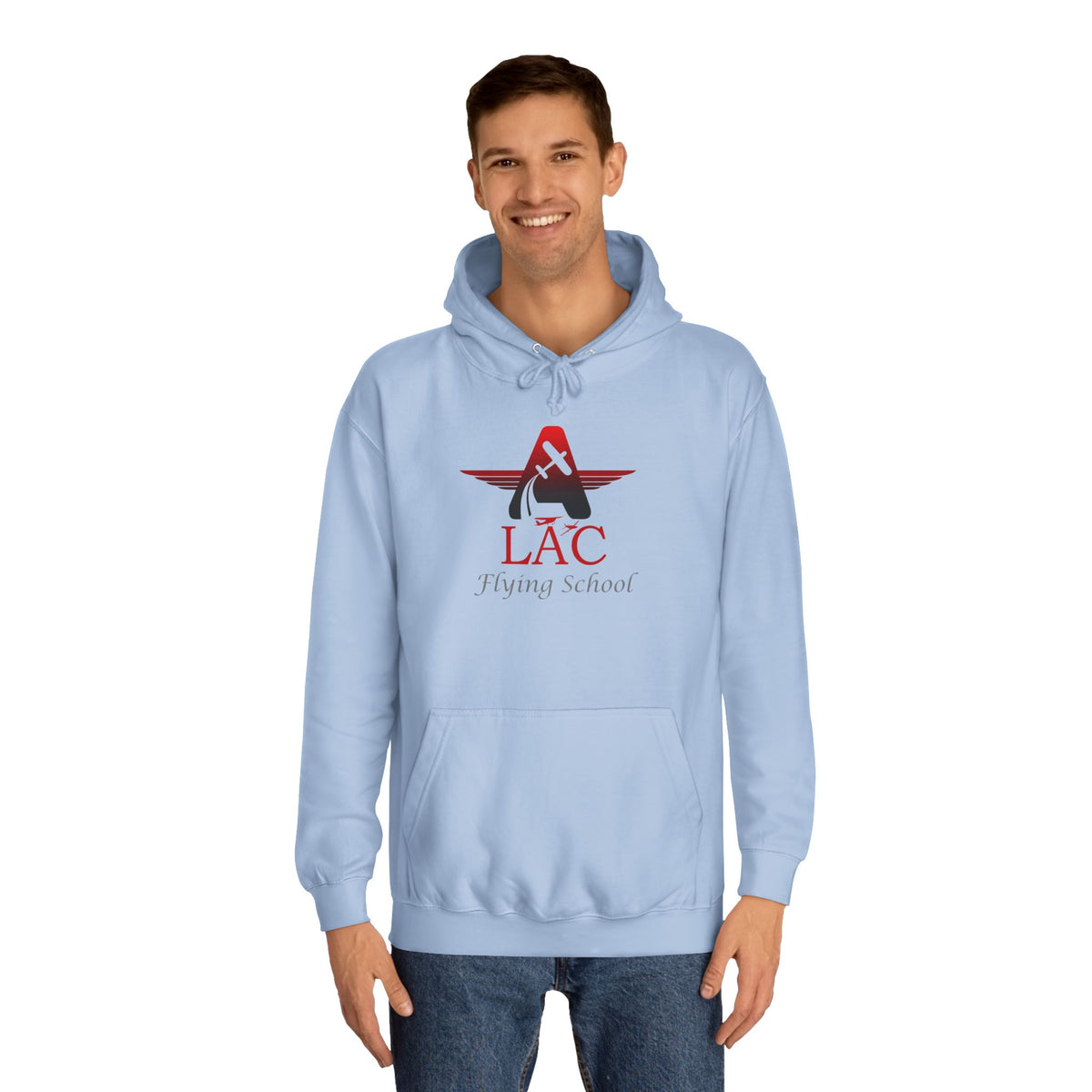 College Hoodie - LAC Flying School Logo