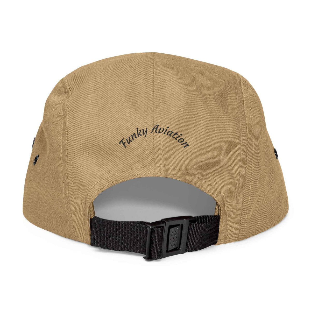 Vintage Mew Gull Aviation 5-Panel Cap — Minimalist Embroidered Pilot Hat