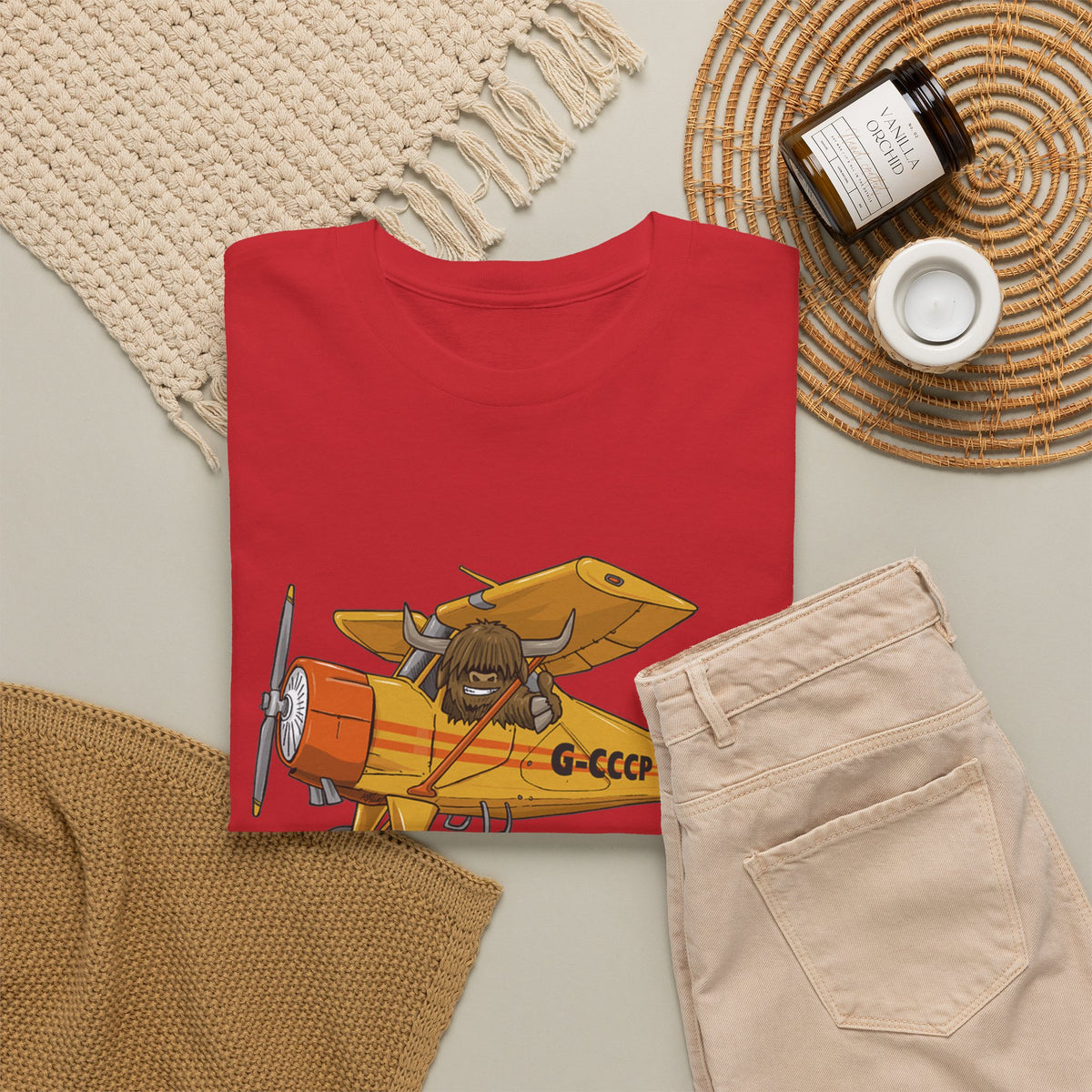 Yakety Yak Vintage Airplane Graphic Tee