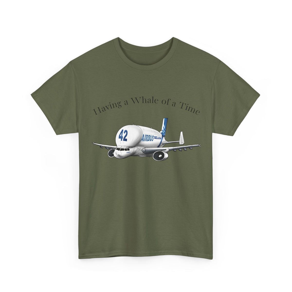 Having a Whale of a Time Beluga Heavy Cotton Tee
