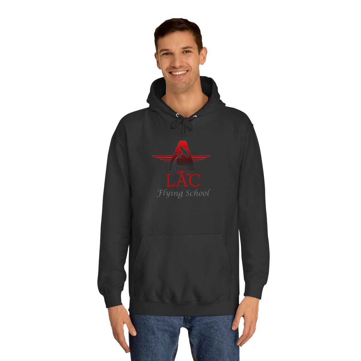 College Hoodie - LAC Flying School Logo