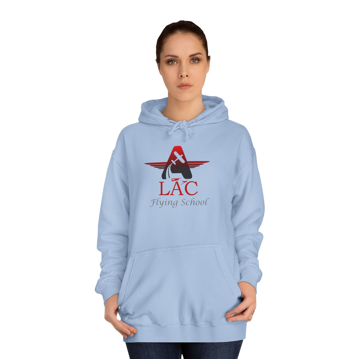 College Hoodie - LAC Flying School Logo