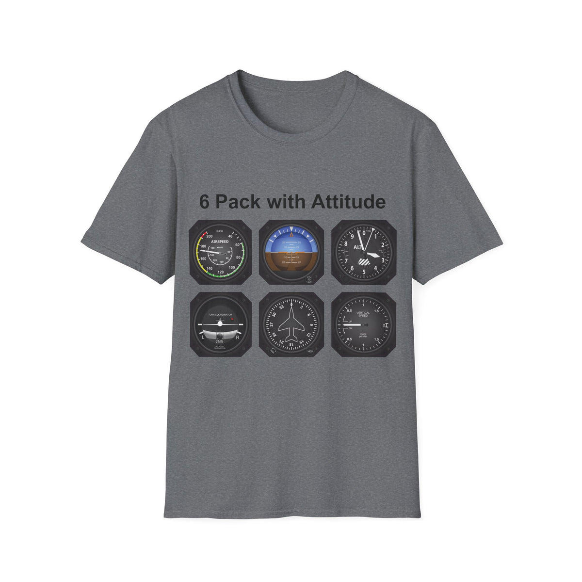 Aviator 6 Pack Unisex T-Shirt - Attitude Collection