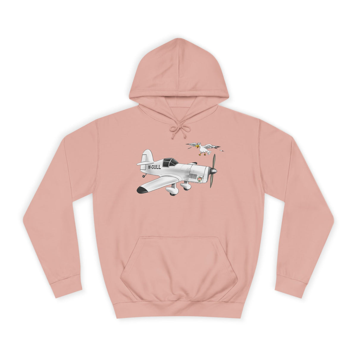 Vintage Mew Gull Hoodie - Historic Racing Aircraft Design