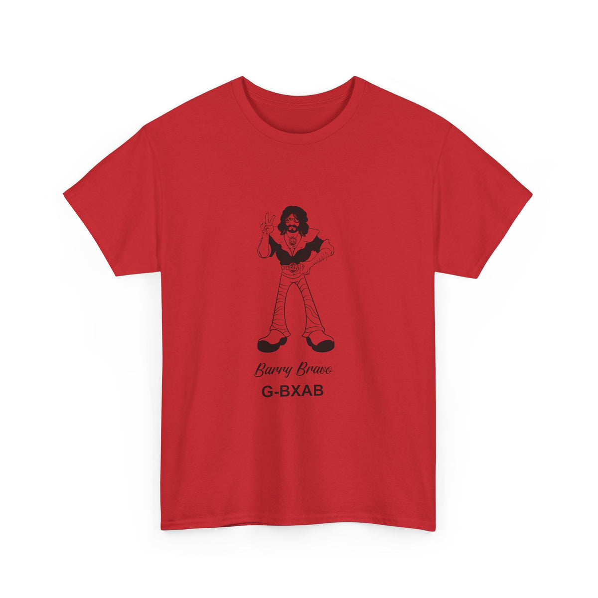 Tee Barry Bravo Piper PA28 Aircraft Retro Cartoon Design Unisex Heavy Cotton