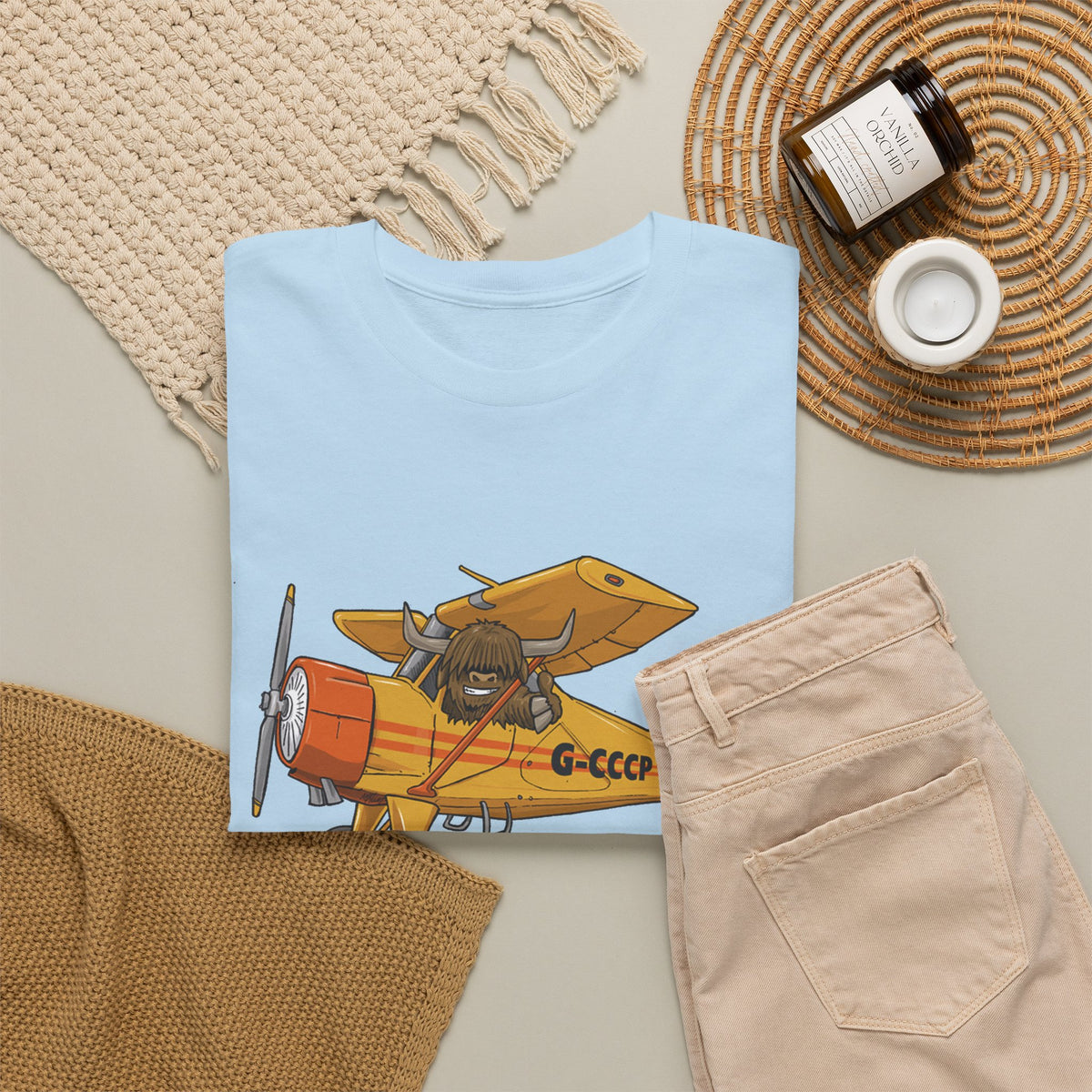Yakety Yak Vintage Airplane Graphic Tee