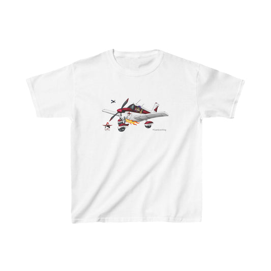 Kids Tee - Piper PA28 LAC Team Low Wing Aeroplane