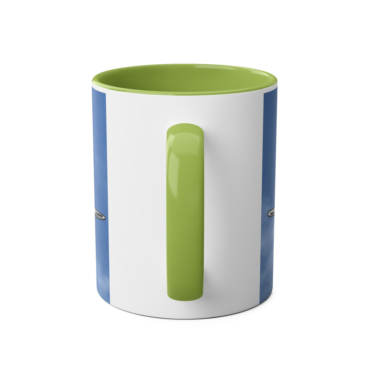 Guppy Aircraft Retro Two-Tone Coffee Mugs, 11oz - Funky Aviation