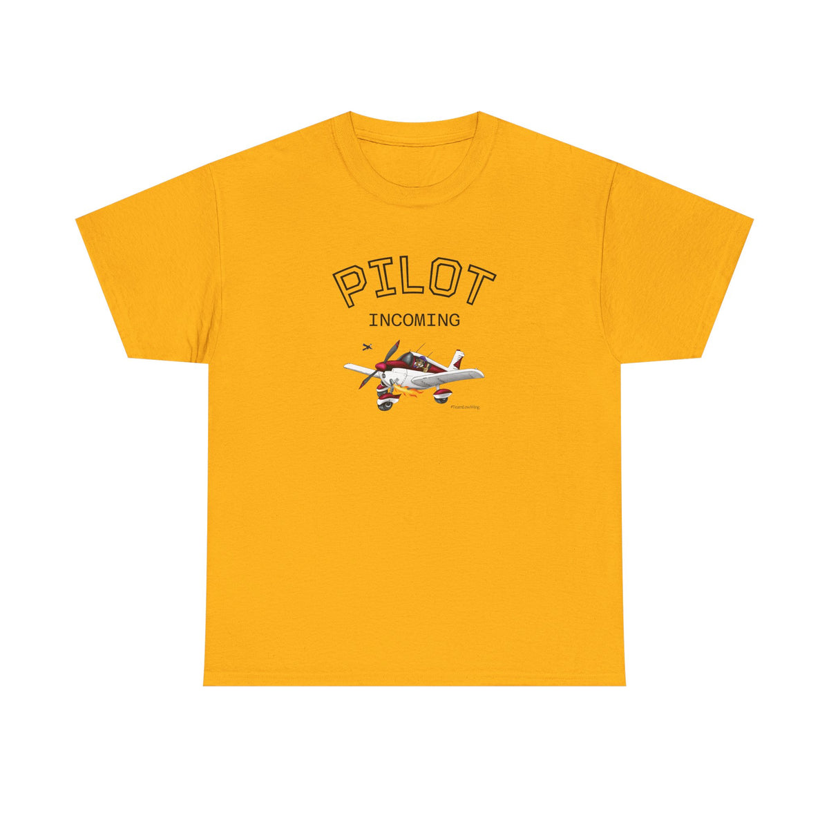 Pilot Incoming T-Shirt – Vintage Airplane Graphic Tee for Aviators & Flight Enthusiasts