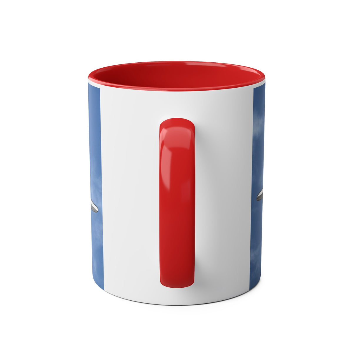 Mew Gull Racer Two-Tone Coffee Mugs, 11oz - Funky Aviation