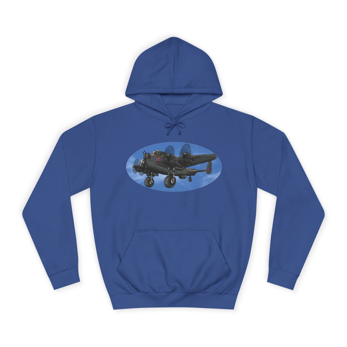 Vintage Lancaster Bomber Hoodie - Aviation Graphic Pullover