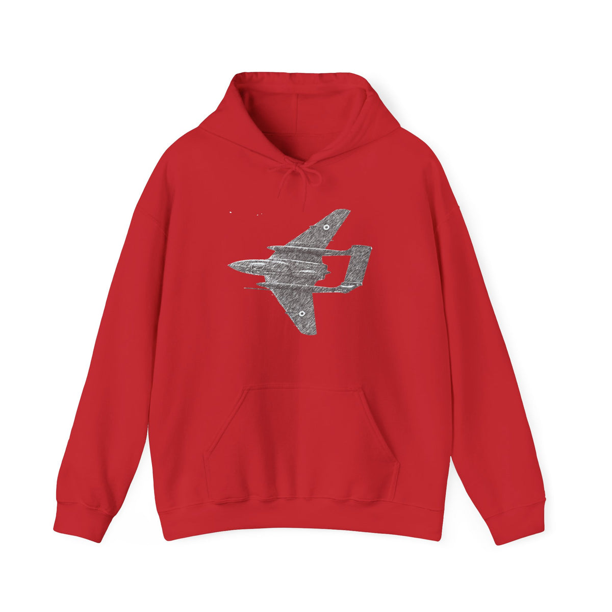 Sea Vixen Vintage Aircraft Graphic Hoodie