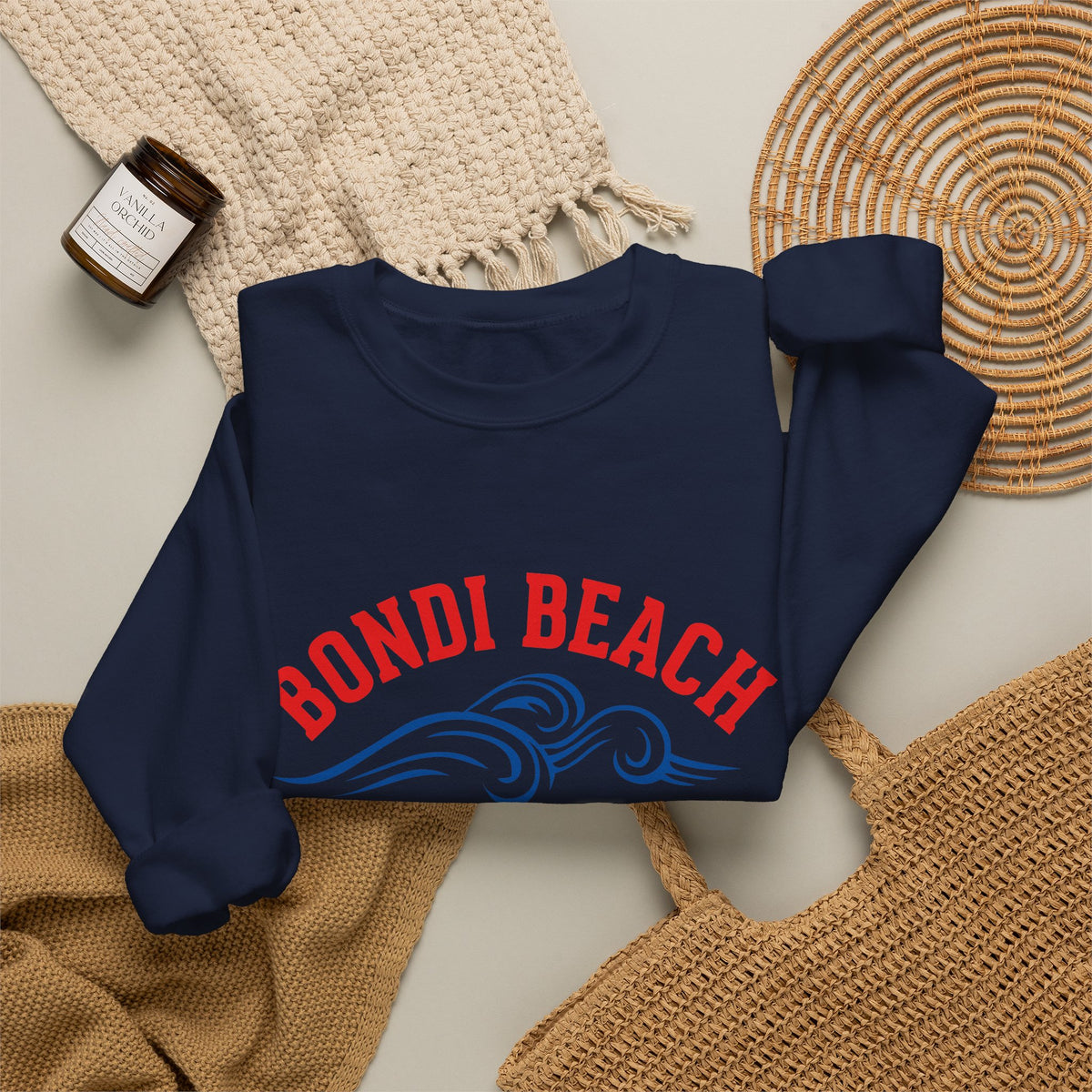 Bondi Beach Surfers Sydney Crewneck Sweatshirt