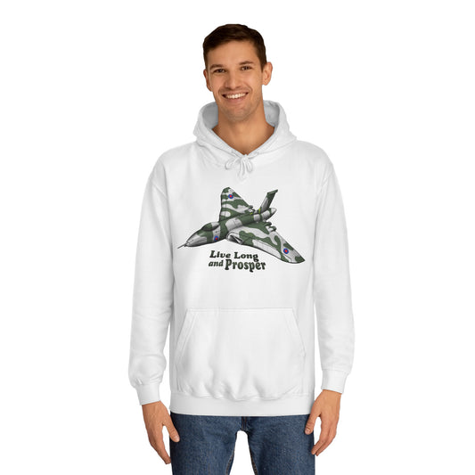 Vulcan Bomber Aircraft Unisex College Hoodie
