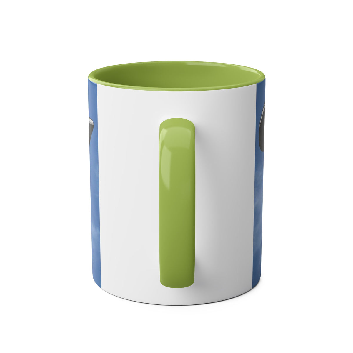 Super Cub STOL Design Two-Tone Coffee Mugs, 11oz - Funky Aviation