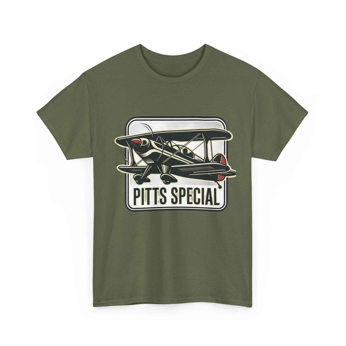 Pitts Special Biplane T-Shirt — Vintage Airshow Pilot Tee
