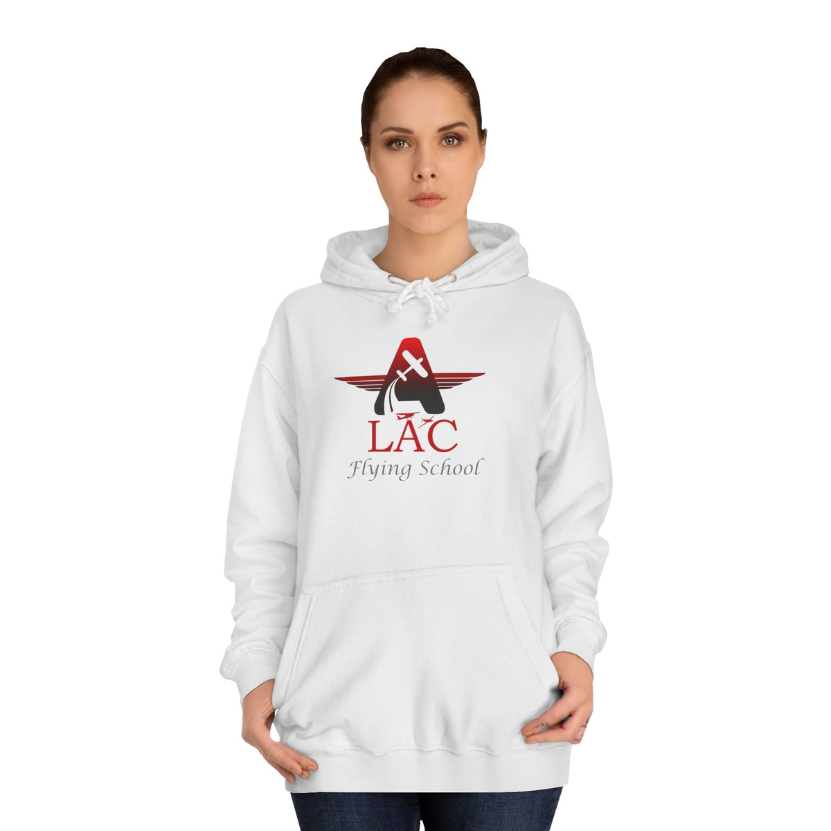 College Hoodie - LAC Flying School Logo