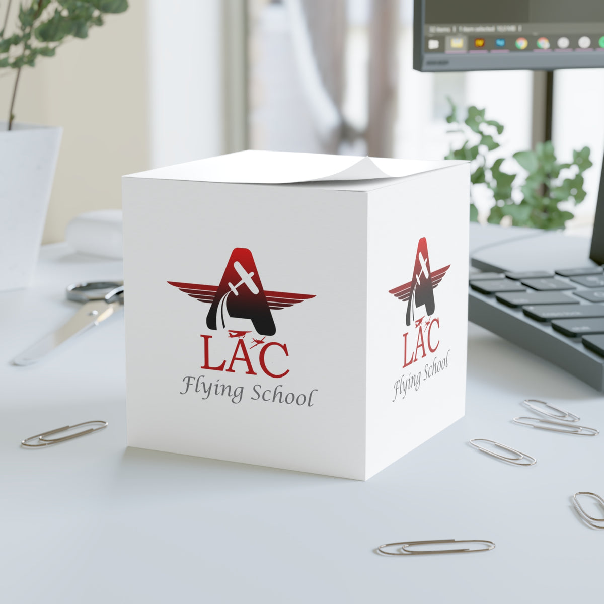 LAC Flying School Note Cube