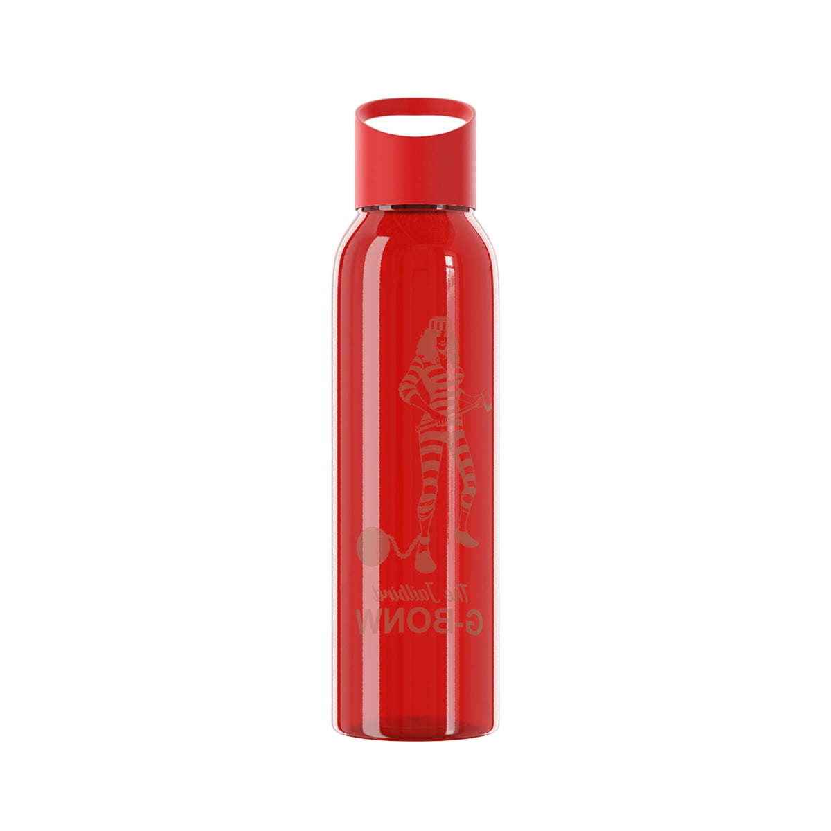 G-BONW Jailbird Glass Water Bottle - Vintage Style Design
