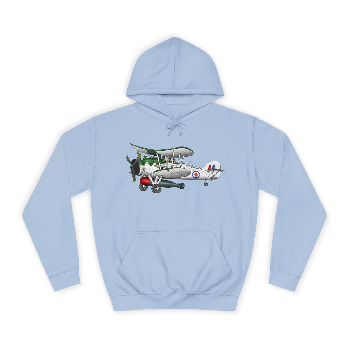 Navy Swordfish historic Aircraft Unisex College Hoodie - Funky Aviation