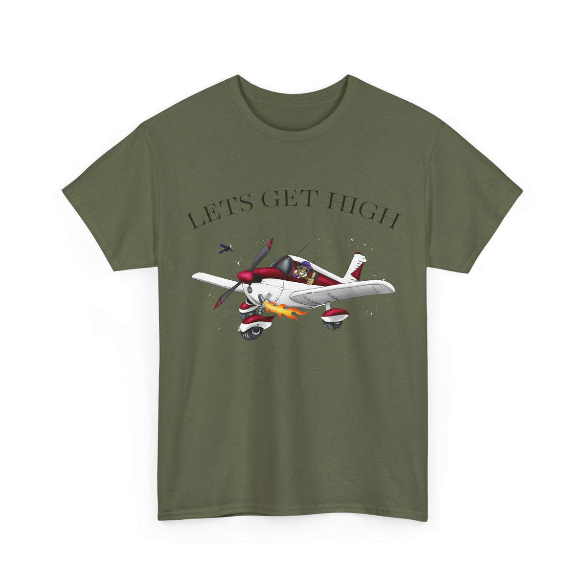 Lets Get High Unisex Heavy Cotton Tee