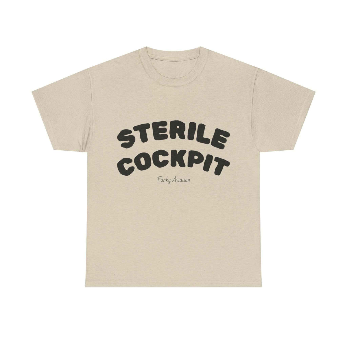 Sterile Cockpit Graphic Tee — Funny Aviation Pilot T-Shirt