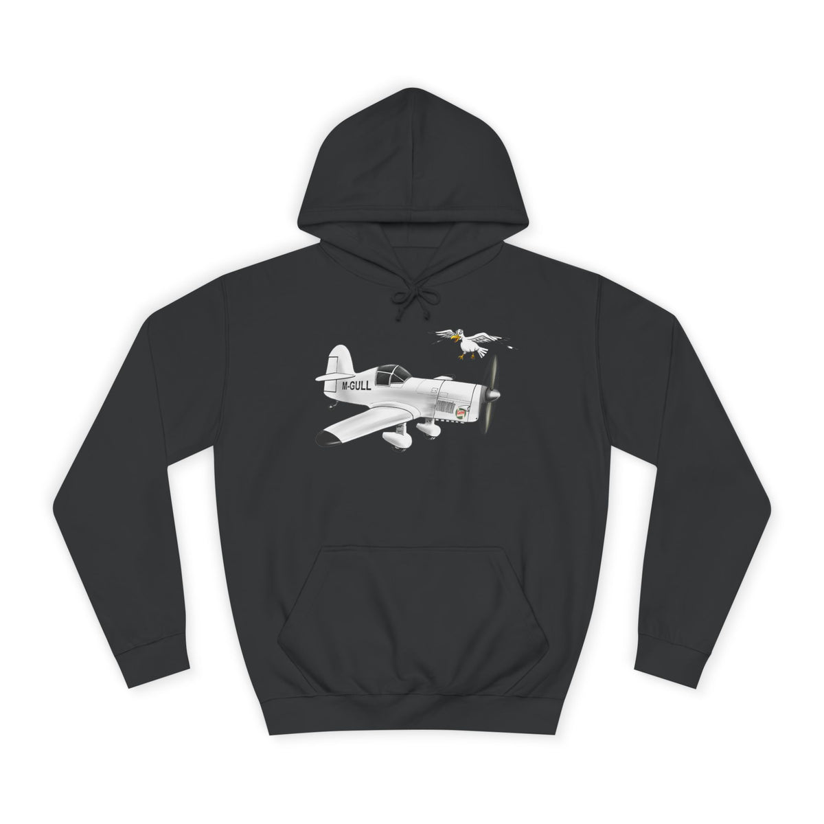 Vintage Mew Gull Hoodie - Historic Racing Aircraft Design