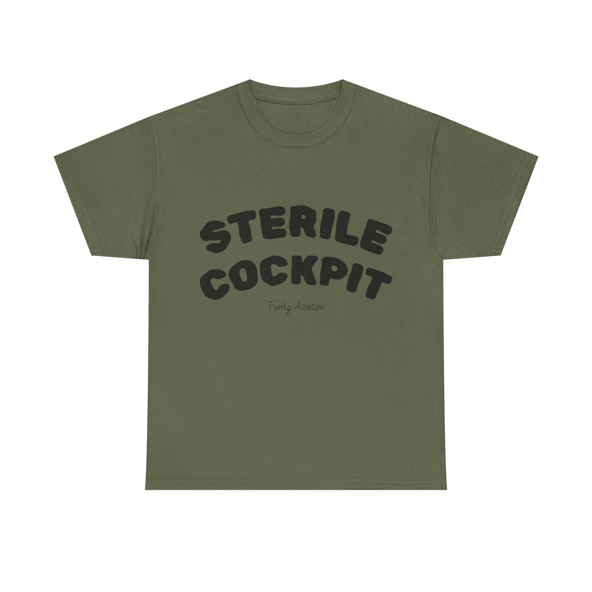 Sterile Cockpit Graphic Tee — Funny Aviation Pilot T-Shirt