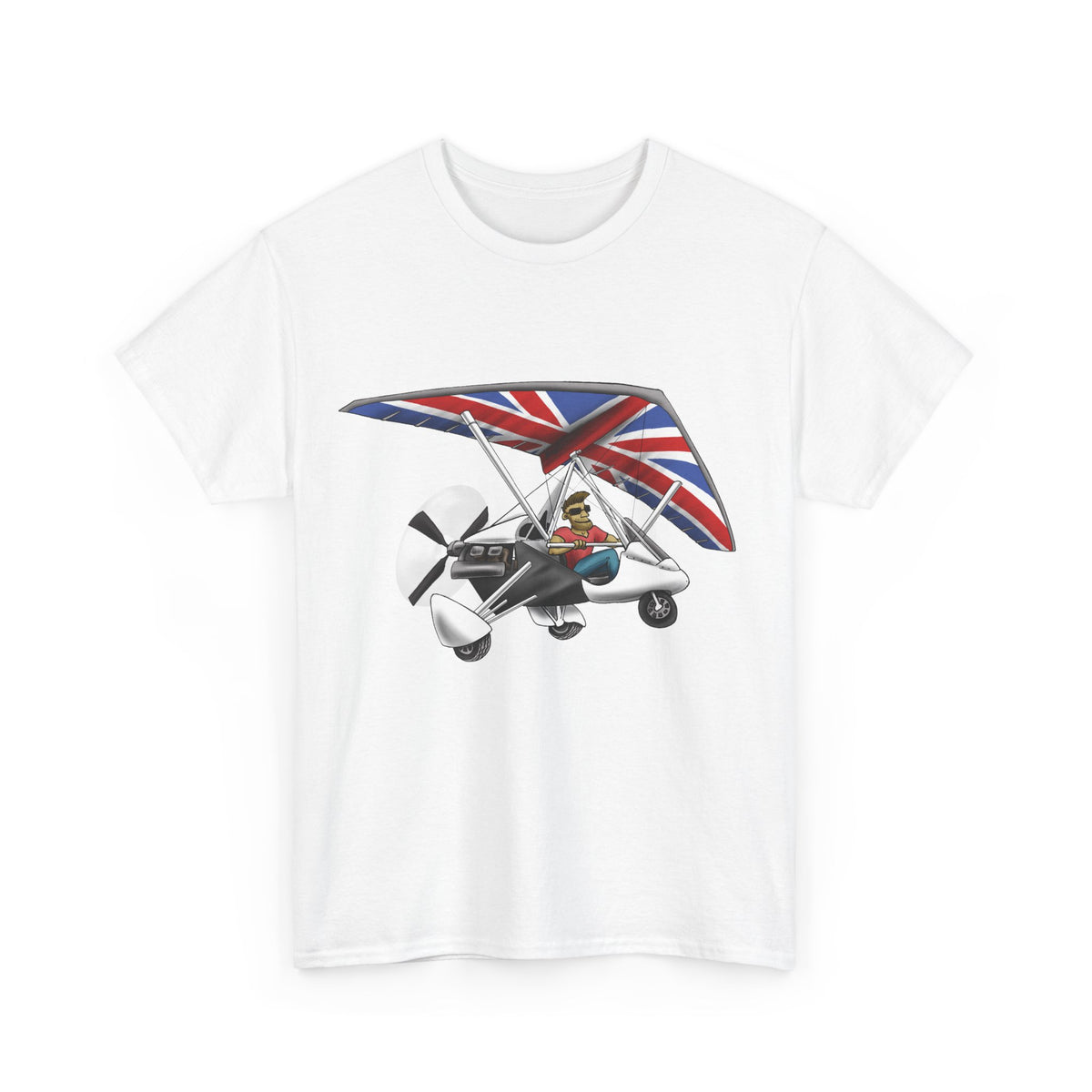Flexwing Microlight Aircraft Tee – Perfect for Aviation Lovers