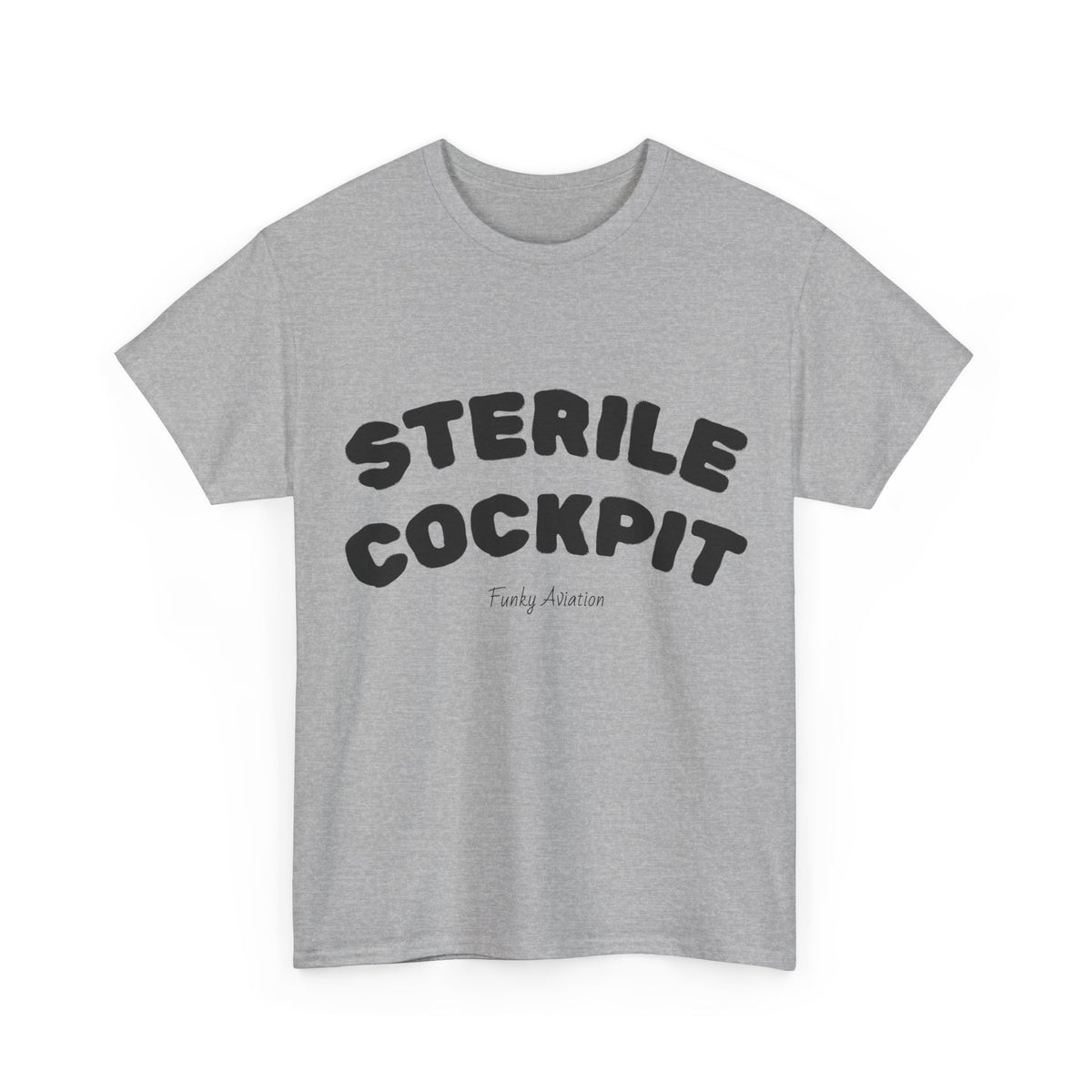 Sterile Cockpit Graphic Tee — Funny Aviation Pilot T-Shirt