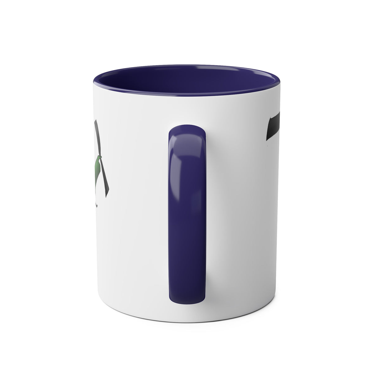 Huey Chopper Two-Tone Coffee Mugs, 11oz - Funky Aviation