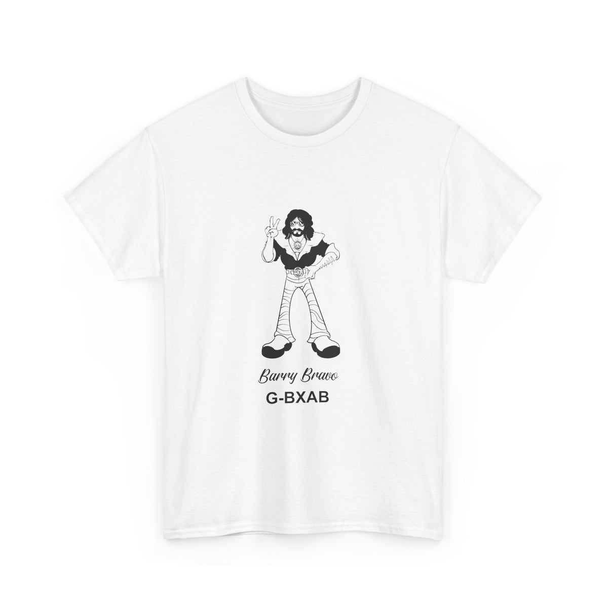 Tee Barry Bravo Piper PA28 Aircraft Retro Cartoon Design Unisex Heavy Cotton