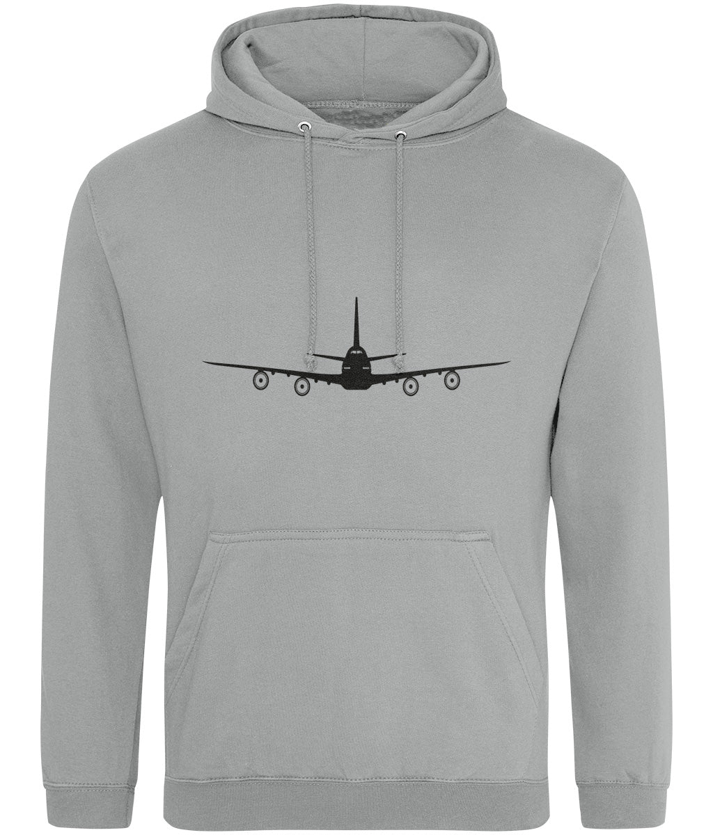 Boeing 747-800 Silhouette Hoodie - Funky Aviation