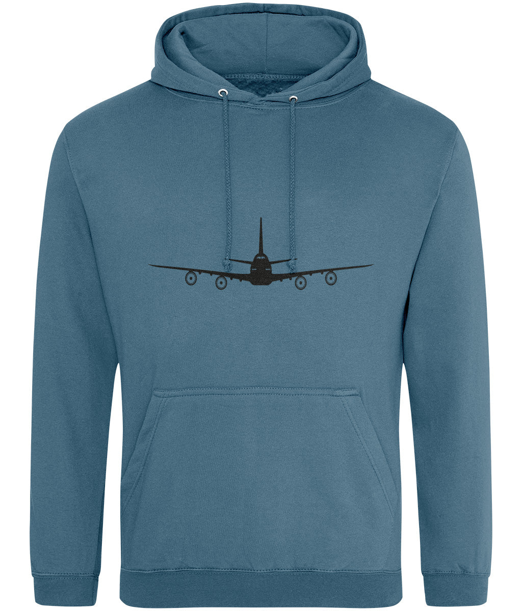 Boeing 747-800 Silhouette Hoodie - Funky Aviation