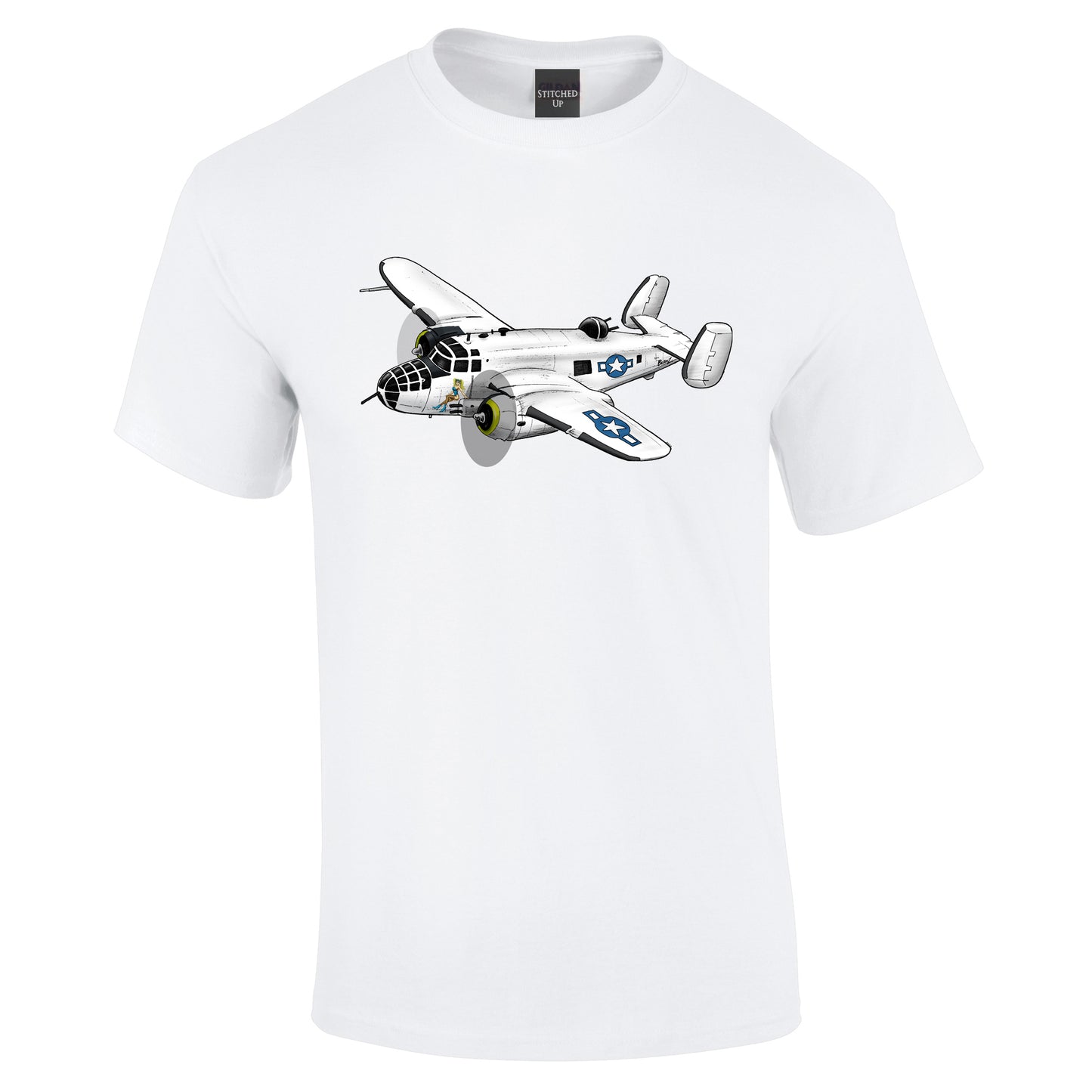 B25 Mitchell Bomber hand drawn T-Shirt