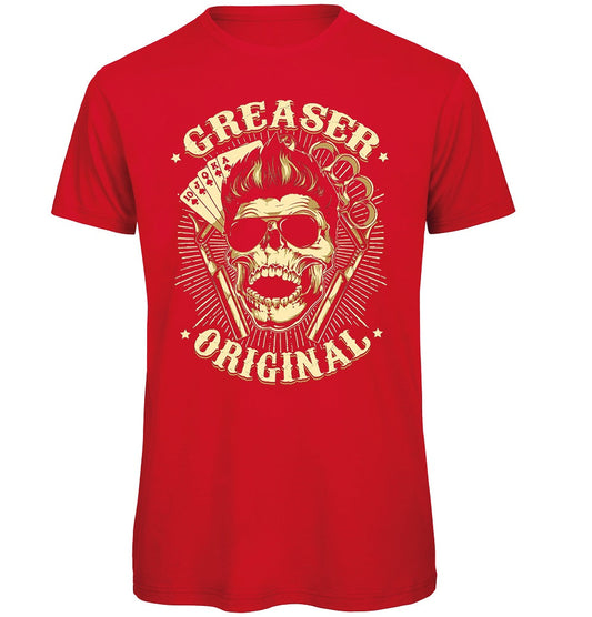 Greaser Original Biker T-Shirt - Scattee