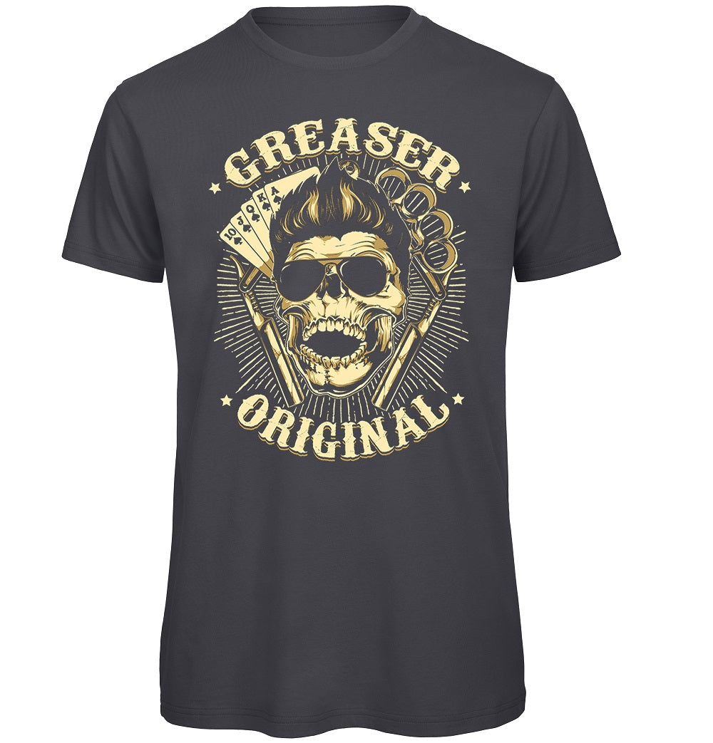 Greaser Original Biker T-Shirt - Scattee