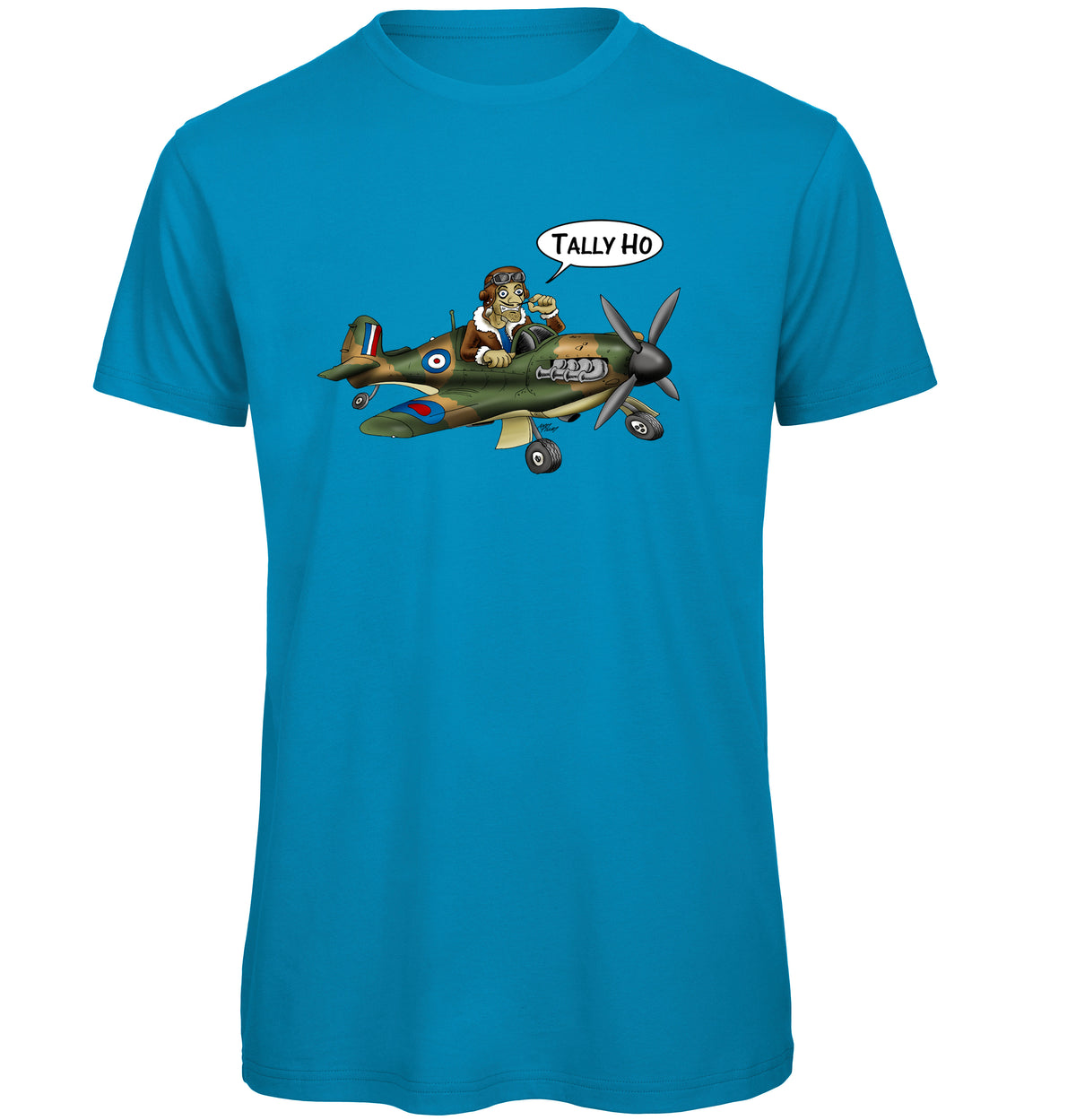Tally Ho Spitfire T-Shirt - Funky Aviation