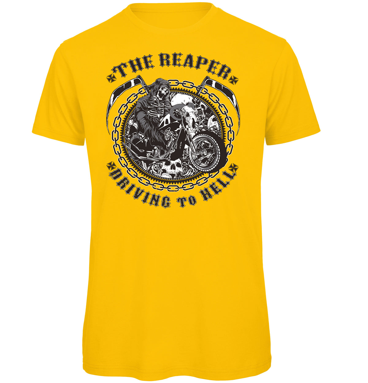 Grim Reaper Biker T-Shirt - Funky Aviation