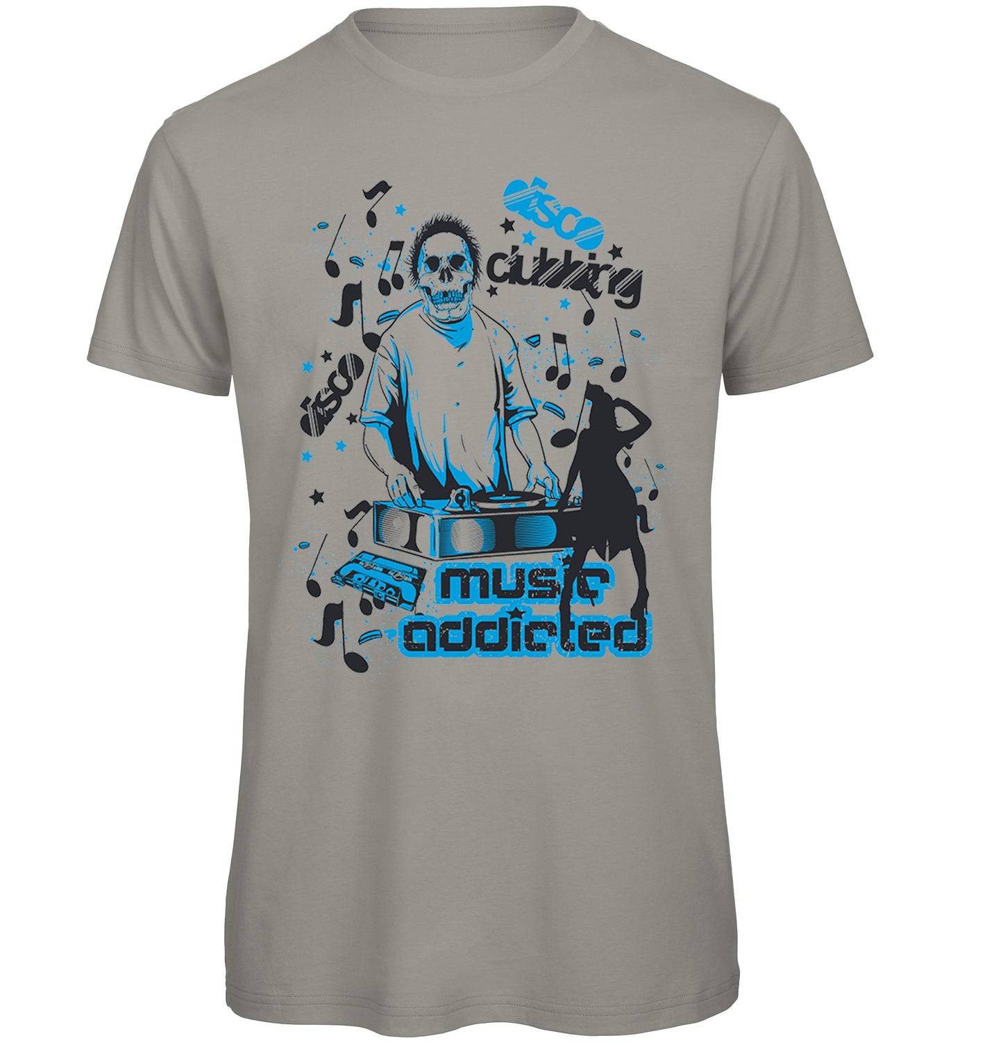 Addicted to Music Retro T-Shirt - Scattee