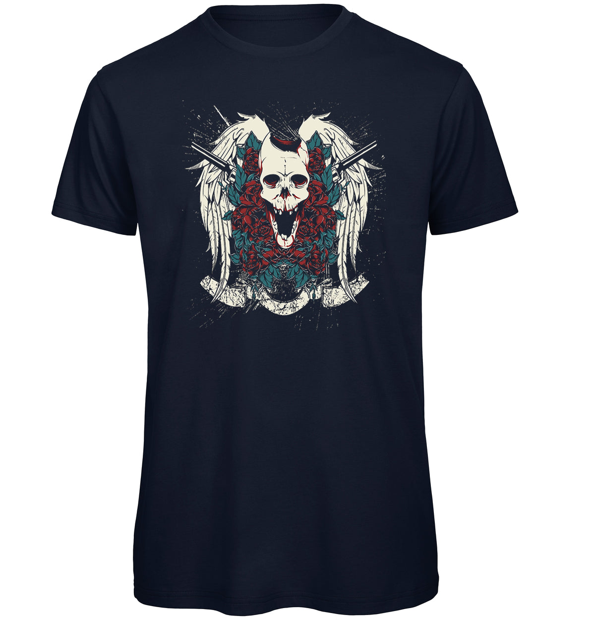 Skull Patrol Organic T-Shirt - Funky Aviation